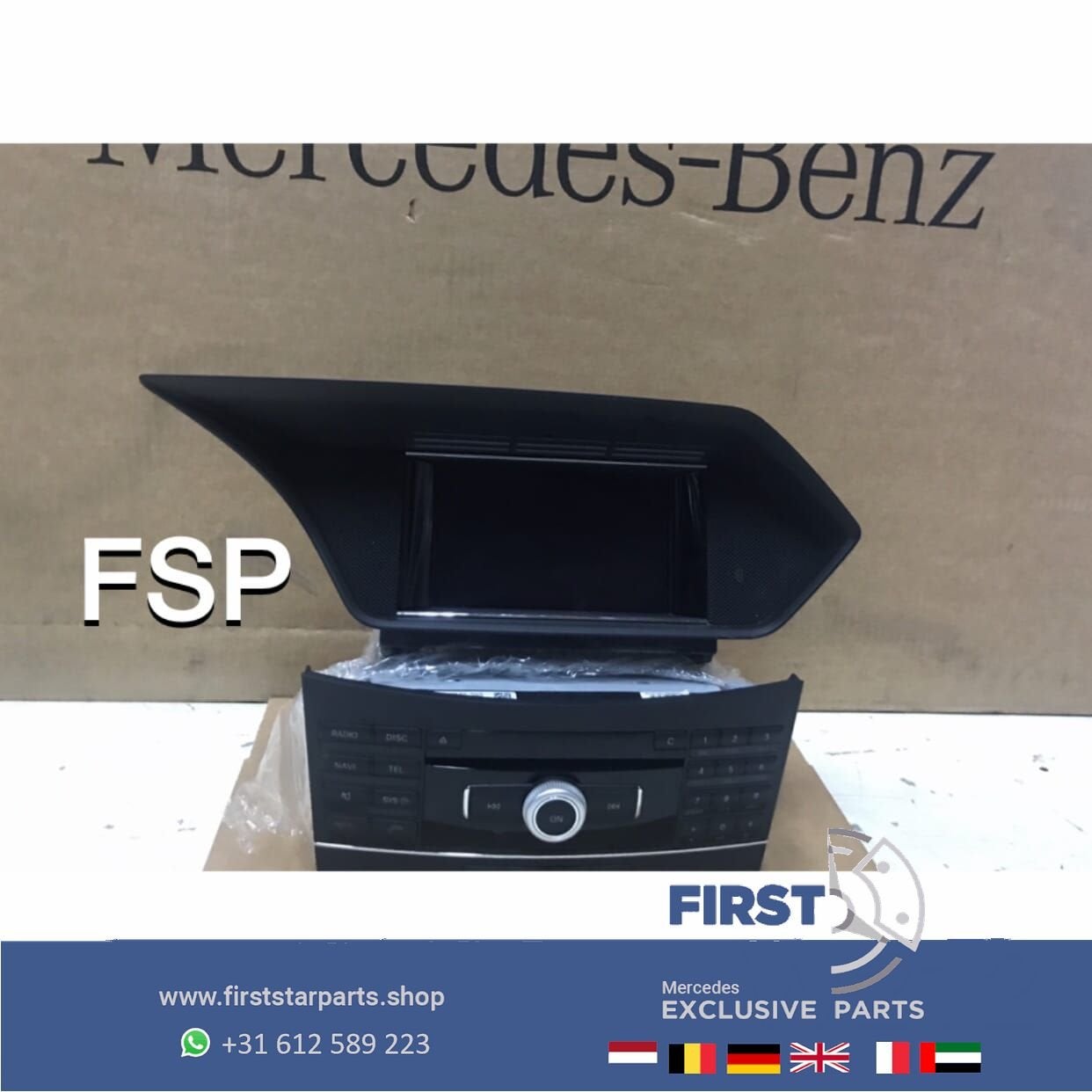 W212 NTG4 RADIO NAVIGATIE SET Mercedes E Klasse ORIGINEEL NA, Auto diversen, Autoradio's, Ophalen of Verzenden, -, -, -