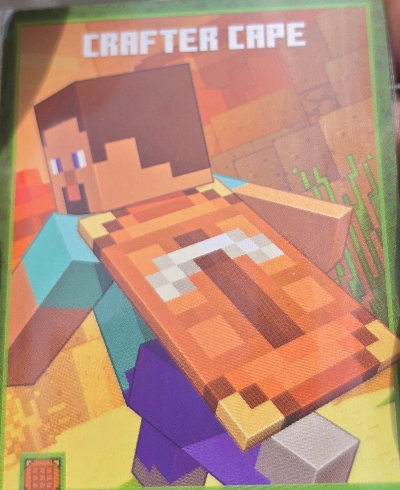 Minecraft Crafter Cape Card  Exclusive TwitchCon 2026 Editio, Ophalen of Verzenden