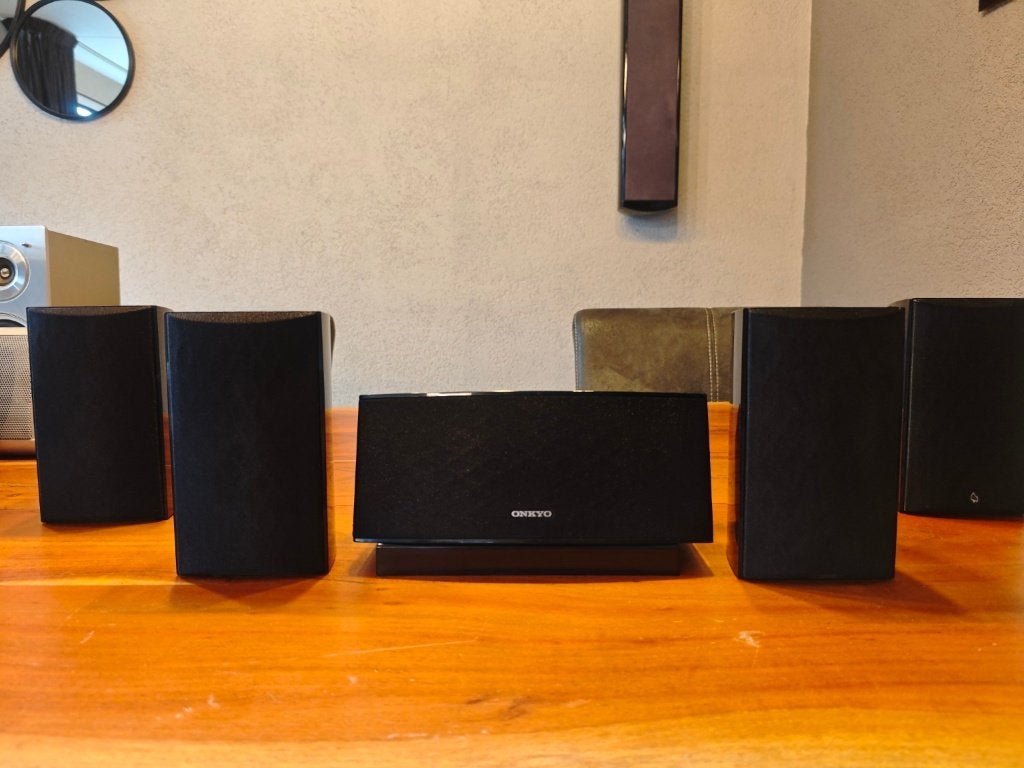 nkyo 5.0 surround speakerset - 5 speakers, Stereo speakers, Ophalen of Verzenden, Zo goed als nieuw, 60 tot 120 watt