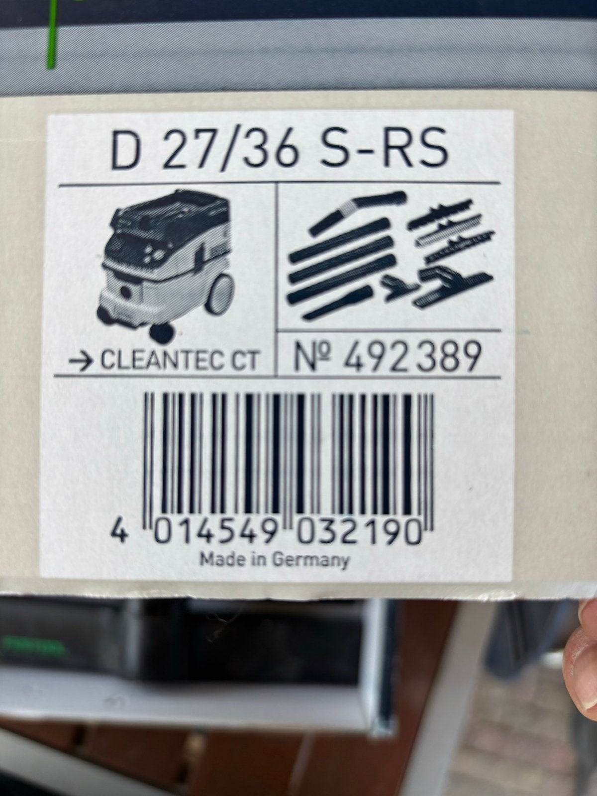 Festool CLEANTEC CT D 27/36 S-RS materiaal, Ophalen of Verzenden, Gebruikt