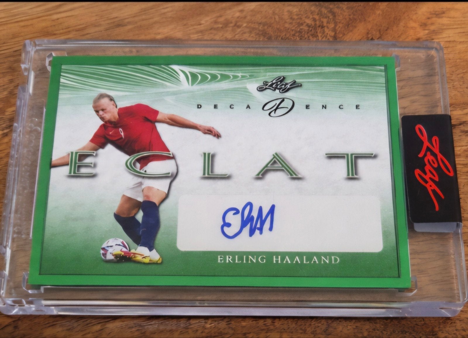 Erling Haaland – 2022 Leaf Decadence Eclat Autograph – 1/4