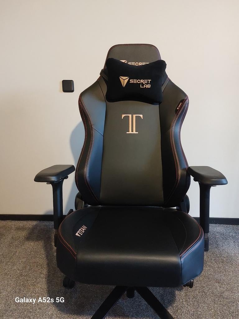 Secretlab TITAN XL- Zo goed als nieuw, Ophalen, Gaming bureaustoel, Zwart, Zo goed als nieuw