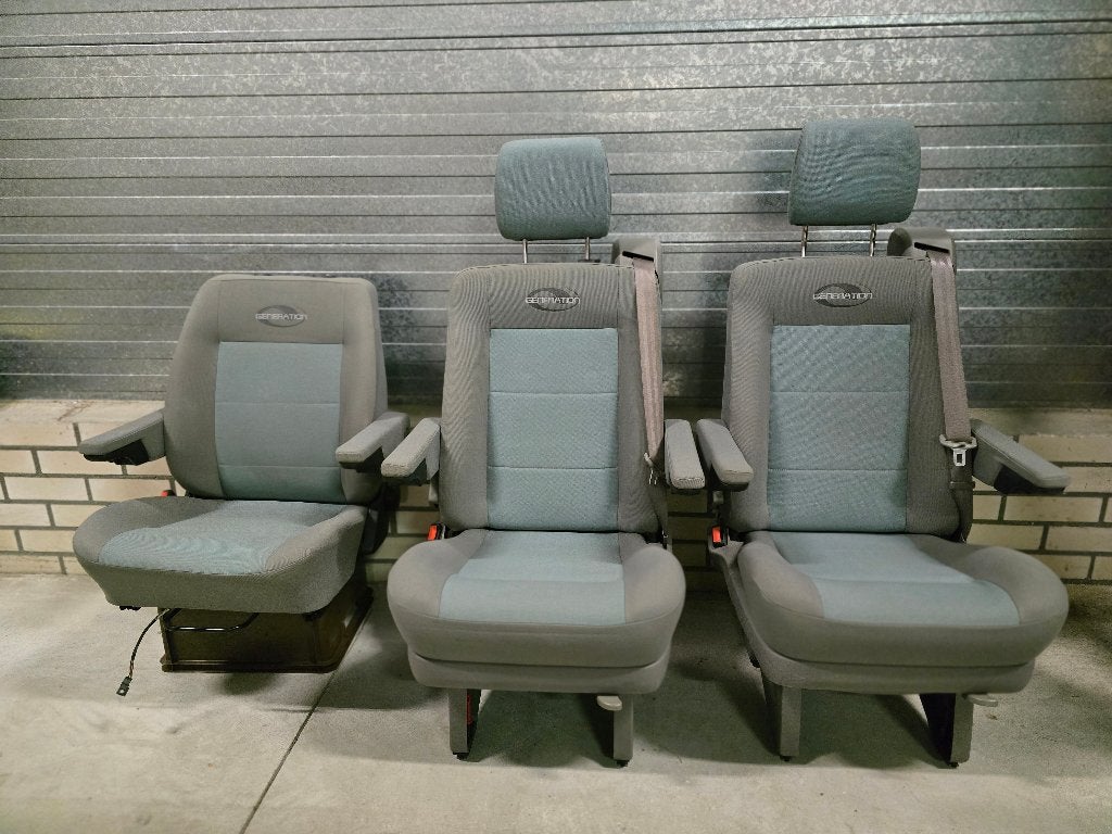 VW T4 draaibare stoelen 2e zitrij  en voorstoel., Ophalen, Gebruikt, Volkswagen