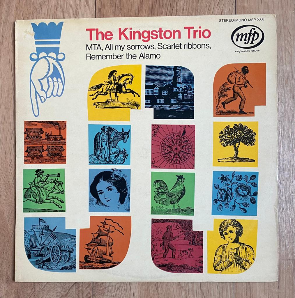 LP KINGSTON TRIO - At Large With The… ( 1970 FR ), Cd's en Dvd's, Vinyl | Rock, Gebruikt, Verzenden, Poprock, Fotohoes