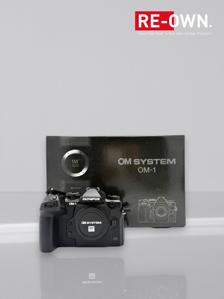 Om System OM-1 (mark 1) **nieuwstaat** + doos + garantie, Audio, Tv en Foto, Fotocamera's Digitaal, Draagriem, Ophalen of Verzenden