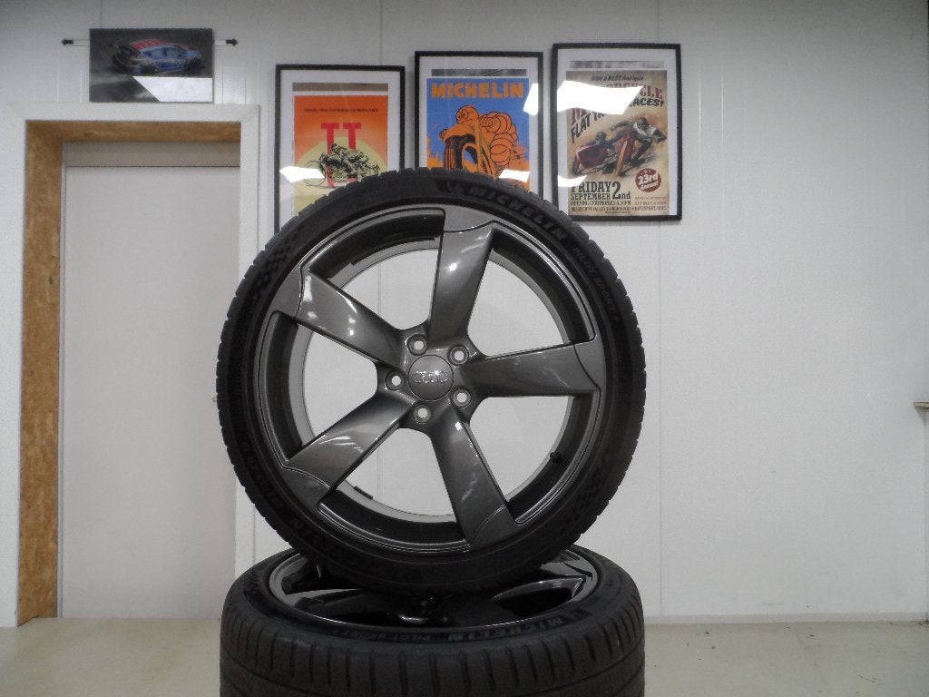 19 inch Audi A4 rotor zomer velgen set in top conditie, 19 inch, Info@michelin.com, Gebruikt, 255 mm