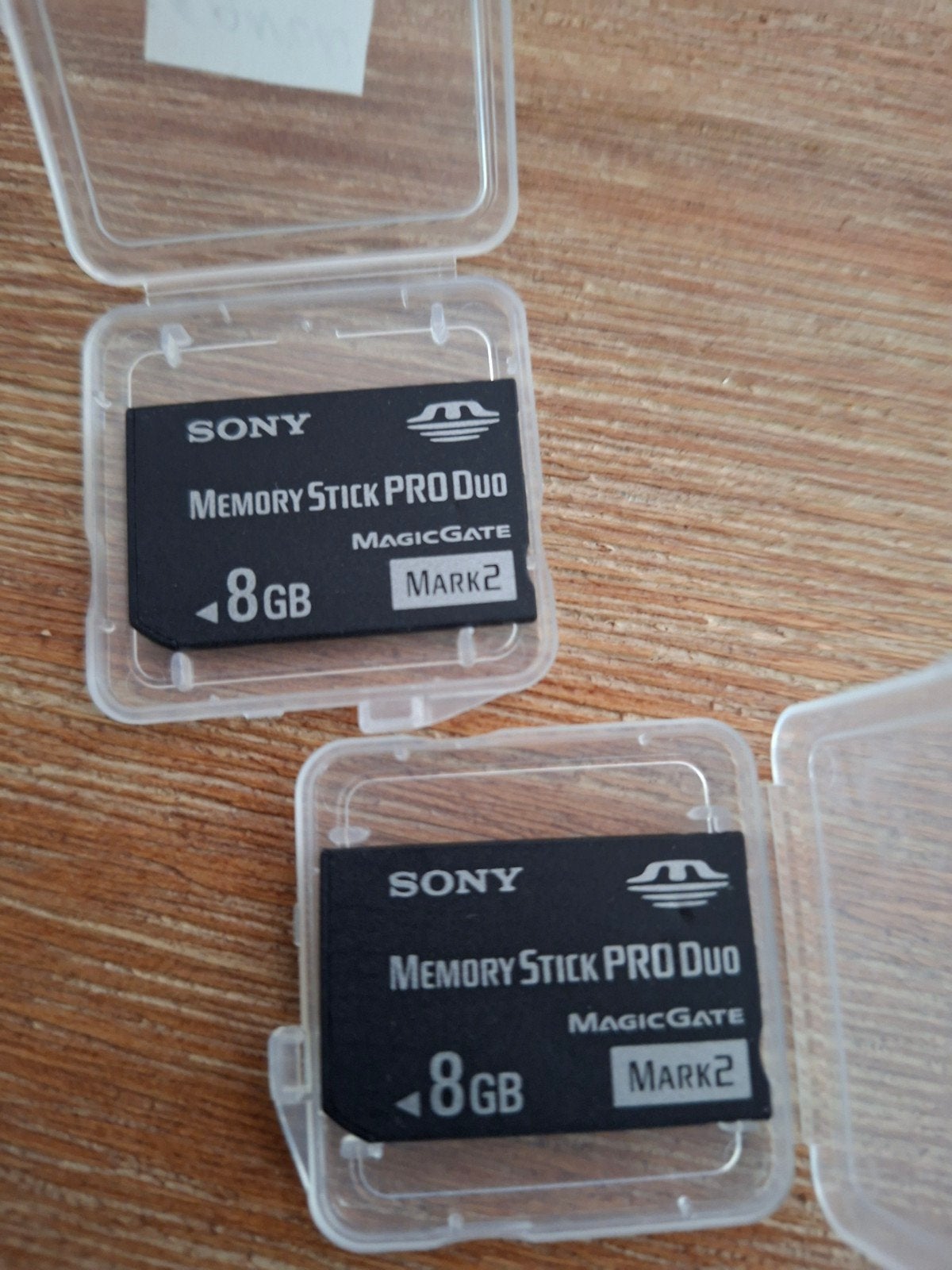 1 Sony Memory Stick PRO Duo MagicGate Mark2 8GB, Memory stick, 8 GB, Ophalen of Verzenden, Zo goed als nieuw