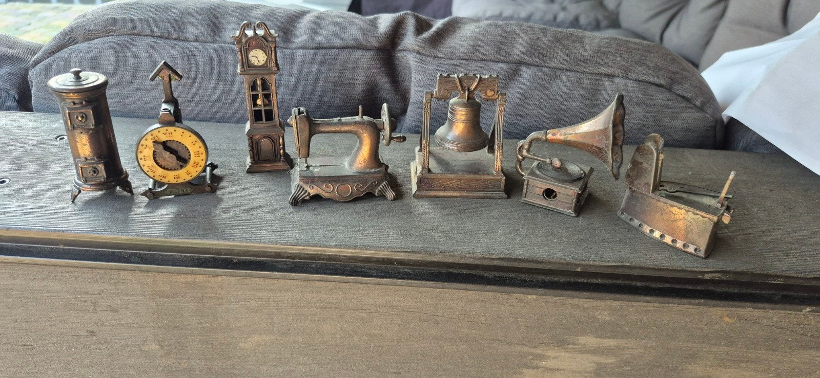 Set van 7 Antieke Puntenslijpers - Decoratief & Functioneel, Ophalen of Verzenden