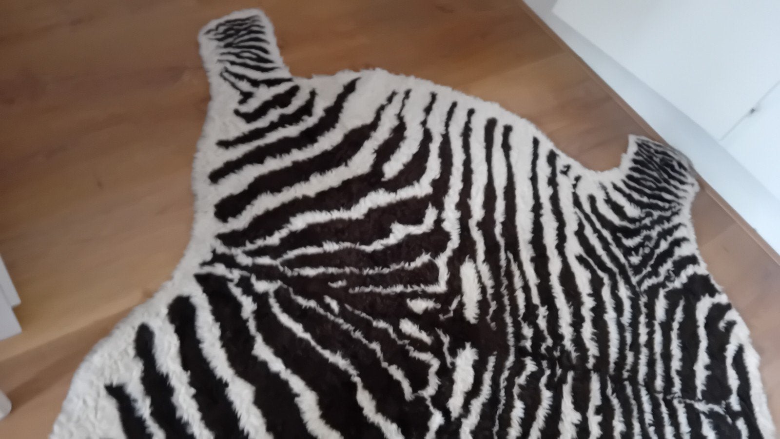 Zebra kleed  125  x  140  zgan, Ophalen of Verzenden, Zo goed als nieuw, Rechthoekig, 100 tot 150 cm