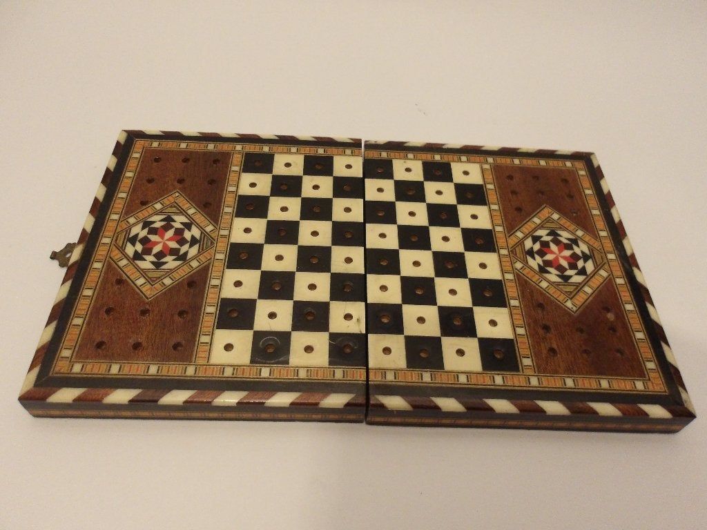 Schaakspel Spaans (Victor Molero) Compleet onbeschadigd 1950, Antiek en Kunst, Verzenden