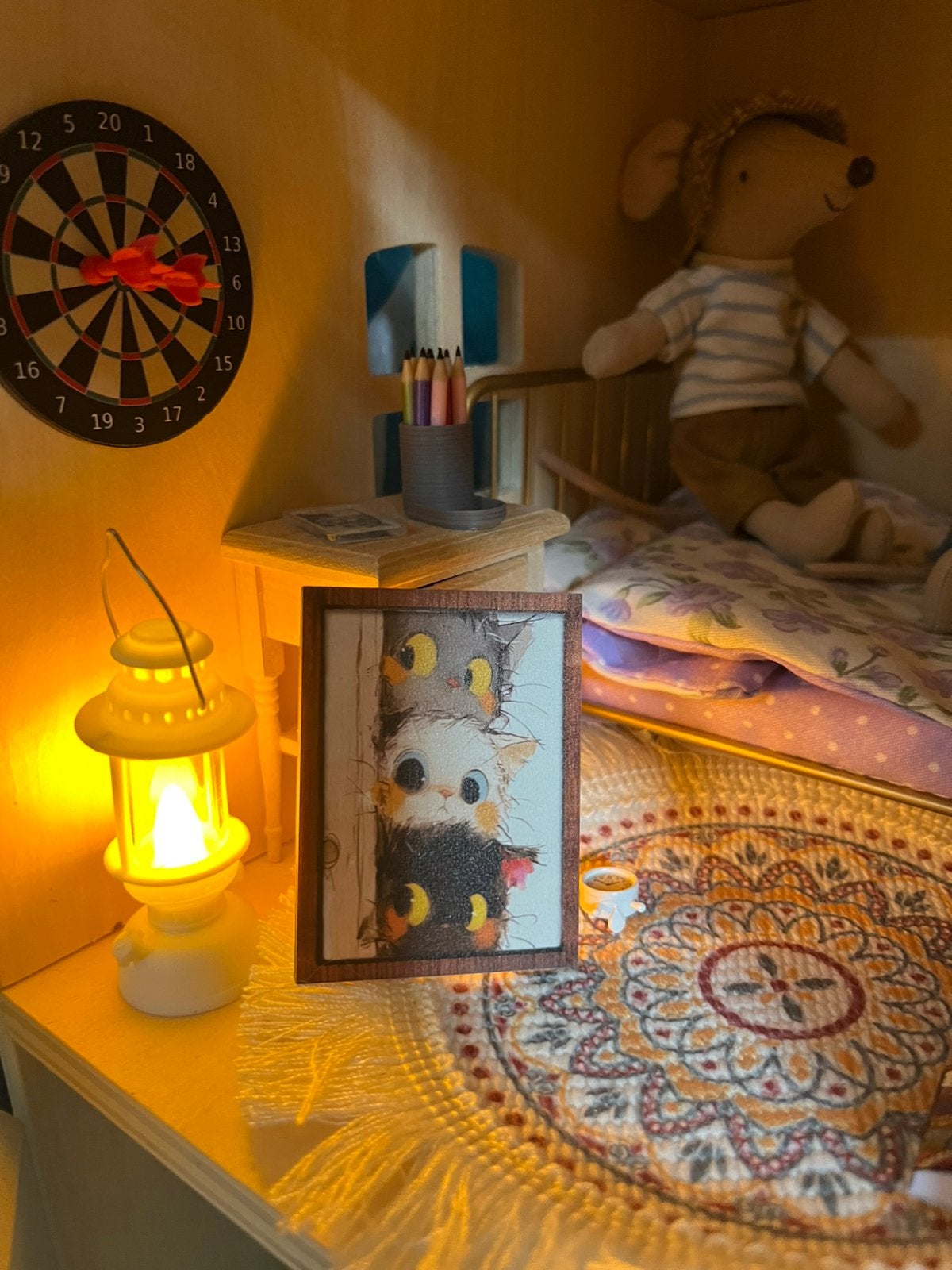 Witte lantaarn poppenhuis inclusief verzendkosten, Ophalen, Nieuw, Poppenhuis