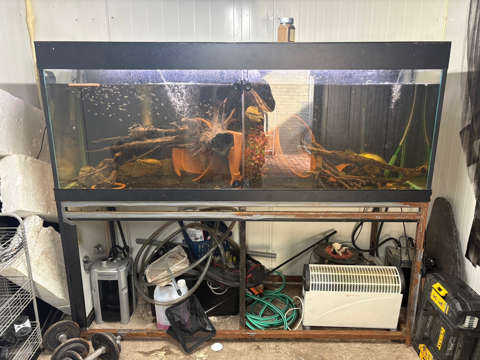 Aquarium 200x65x65, Dieren en Toebehoren, Ophalen, Zo goed als nieuw, Leeg aquarium