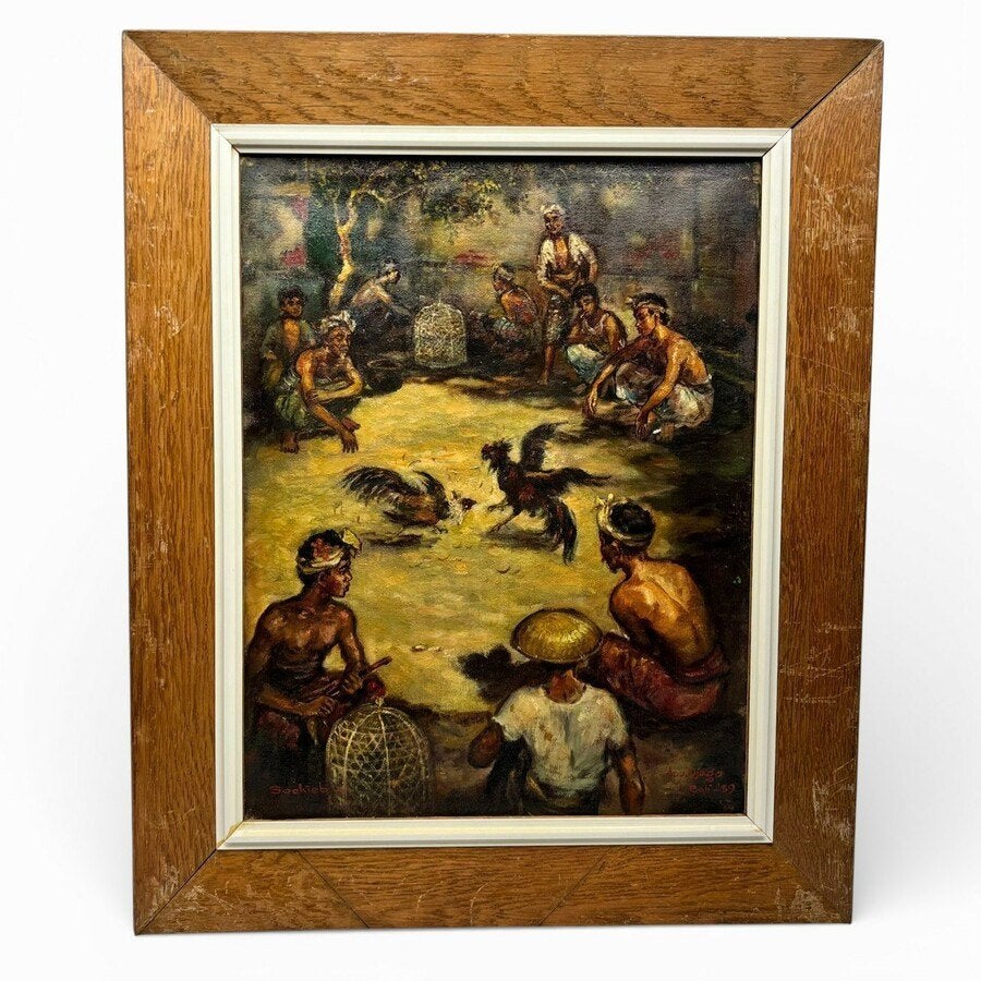 Sochieb (Indonesië, 1931) - Hanengevecht, 1959