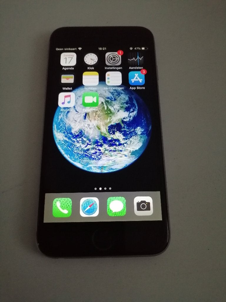MOET NU WEG!!! IOS 12.5.8, Apple IPhone 6 Smartphone 16GB, Gebruikt, 16 GB, Zwart, Ophalen of Verzenden