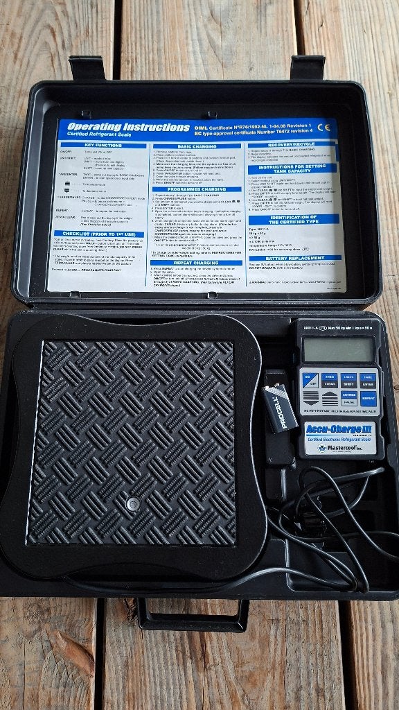 Mastercool 98211-A Digitale weegschaal oa airco koelmiddelen, ,, Ophalen of Verzenden, Zo goed als nieuw, ,