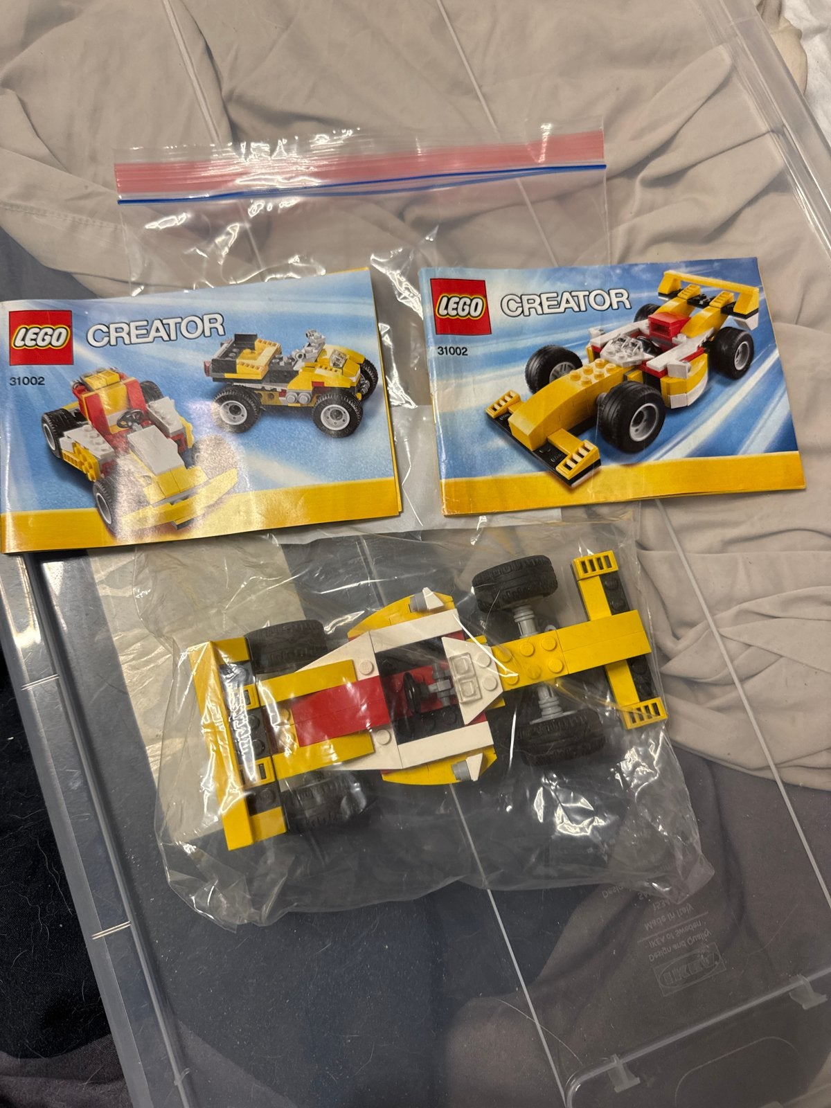 LEGO Creator 31002 Formule 1 Auto 3-in-1, Ophalen, Zo goed als nieuw, Overige merken
