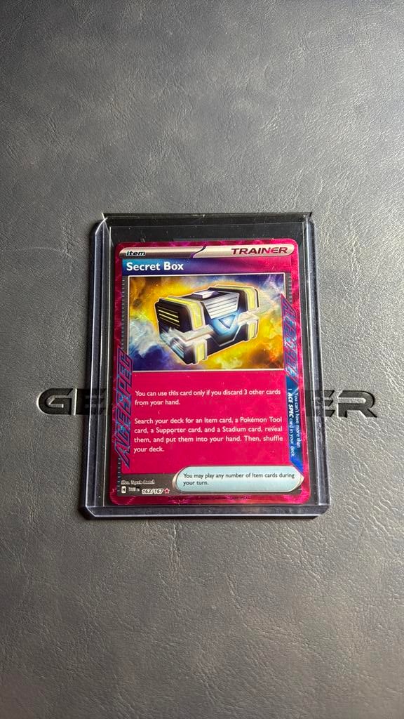Secret Box 163/167 NM/M, Ophalen of Verzenden, Zo goed als nieuw, Losse kaart