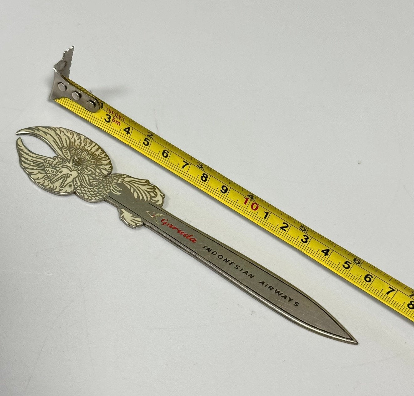 Zeldzame briefopener Garuda INDONESIAN AIRWAYS brief-opener, Ophalen of Verzenden