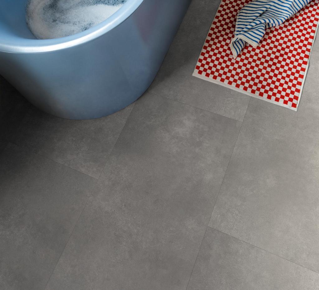 Pvc click Spirit Vulcano Grey met geintegreerde ondervloer