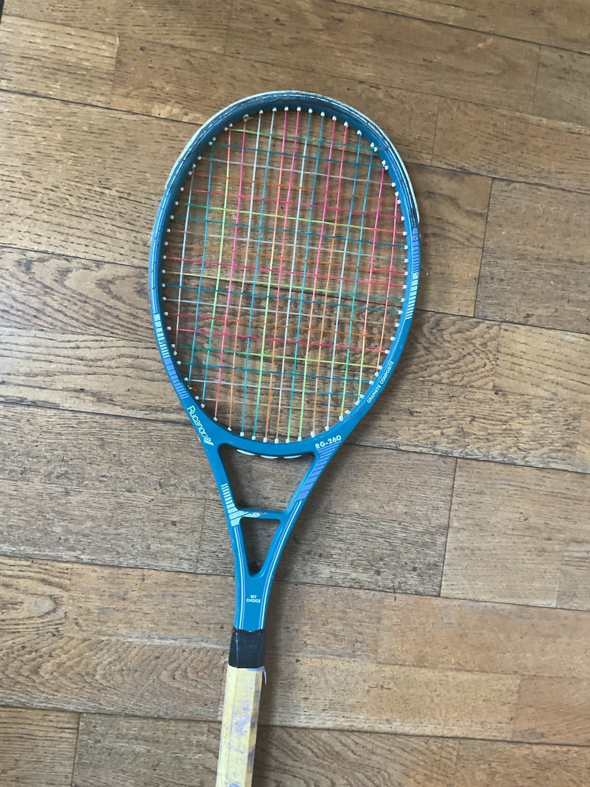 Rucanor tennisracket - RG-260 gebruikt fijn racket, Ophalen of Verzenden, Gebruikt, Racket, Overige merken
