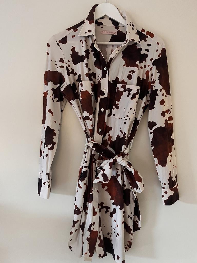 apart travelstof jurkje van Studio Anneloes maat L, Kleding | Dames, Jurken, Maat 38/40 (M), Beige, Ophalen of Verzenden, Zo goed als nieuw