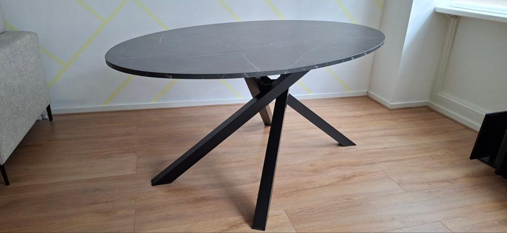 Mariedamm Ikea Eettafel (Ovaal), Ophalen, 100 tot 150 cm, 200 cm of meer, Zo goed als nieuw