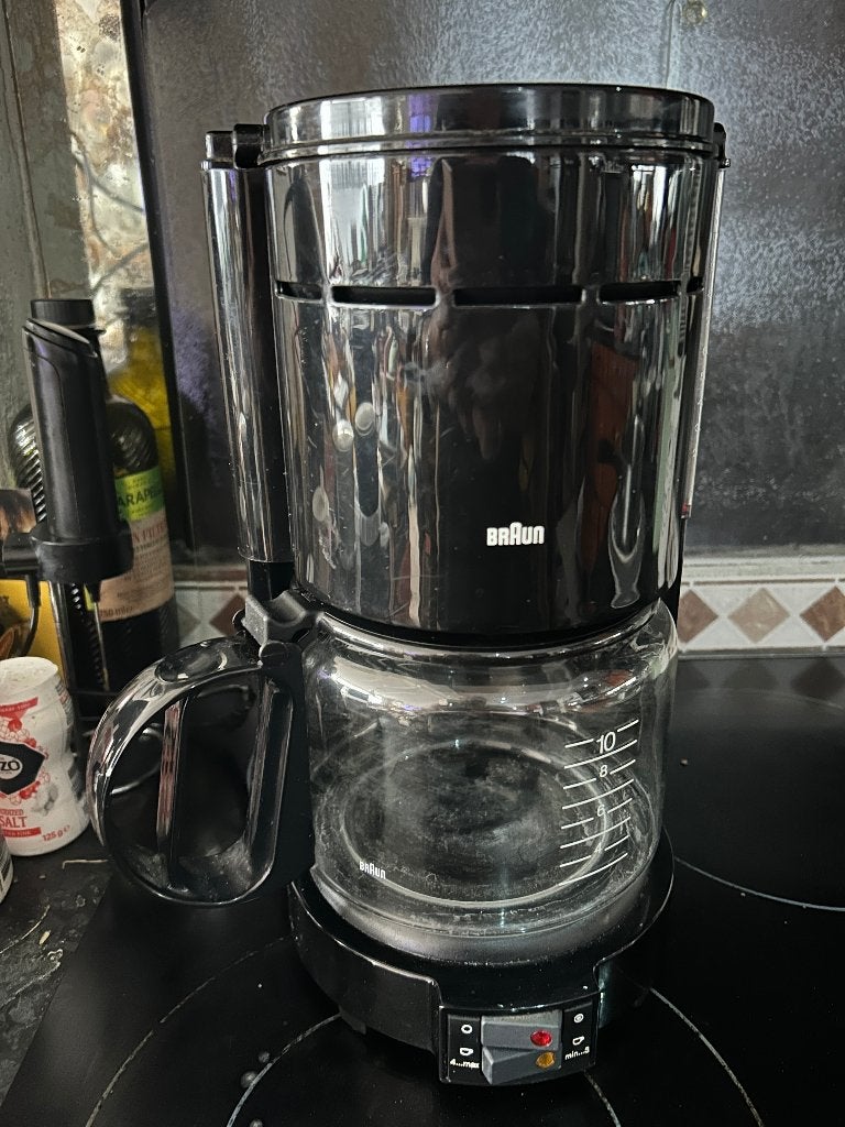 braun koffiezet apparaat in goed werkende staat 10 kopjes, Ophalen, Gebruikt, Overige modellen, 10 kopjes of meer