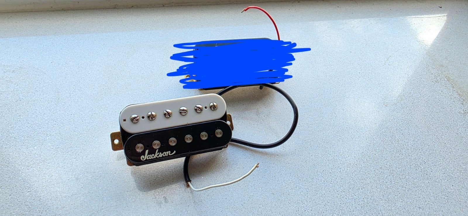 Jackson JS32 Humbucker stock Pickup Zebra Neck, Ophalen of Verzenden, Zo goed als nieuw, Solid body, Overige merken