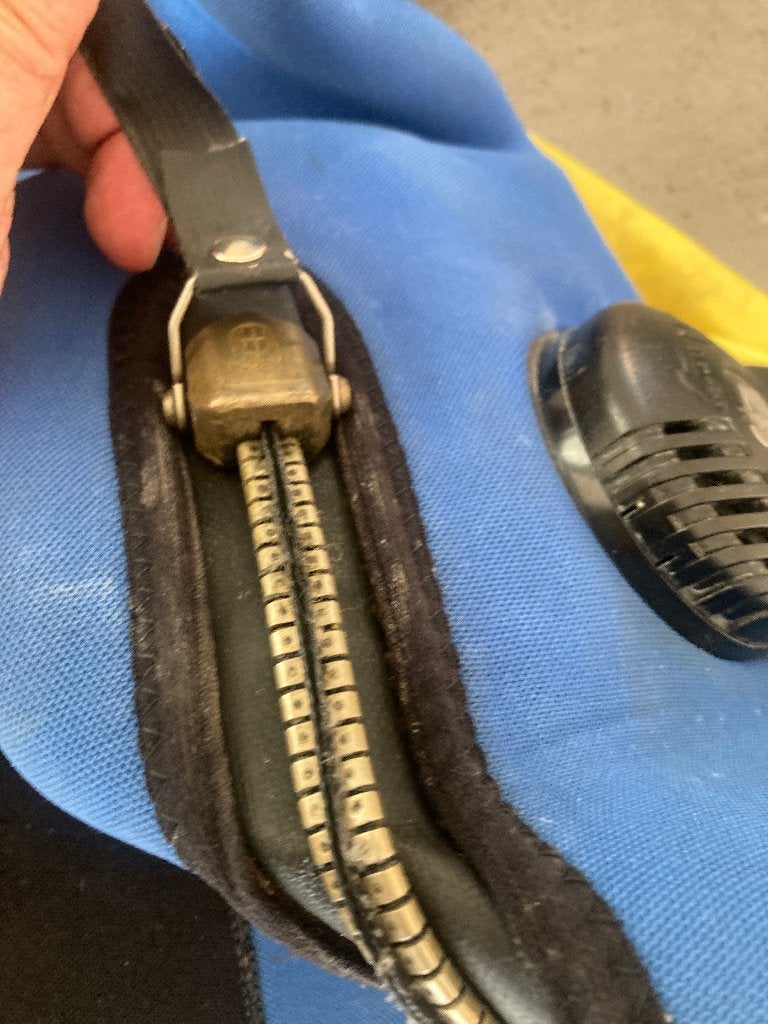 Droogpak rits BDM, Watersport en Boten, Ophalen of Verzenden, Gebruikt, Duikpak