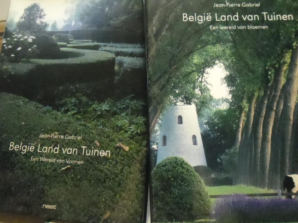 België land van tuinen, 2 prachtige grootformaat boeken, Verzenden, Zo goed als nieuw, Tuinieren en Tuinplanten