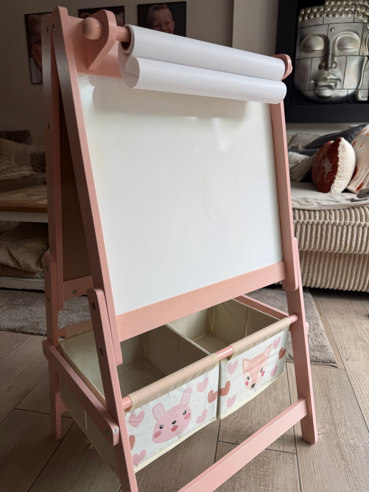 Roze kinder tekenbord met krijt- en whiteboard, Ophalen, Gebruikt, Meisje