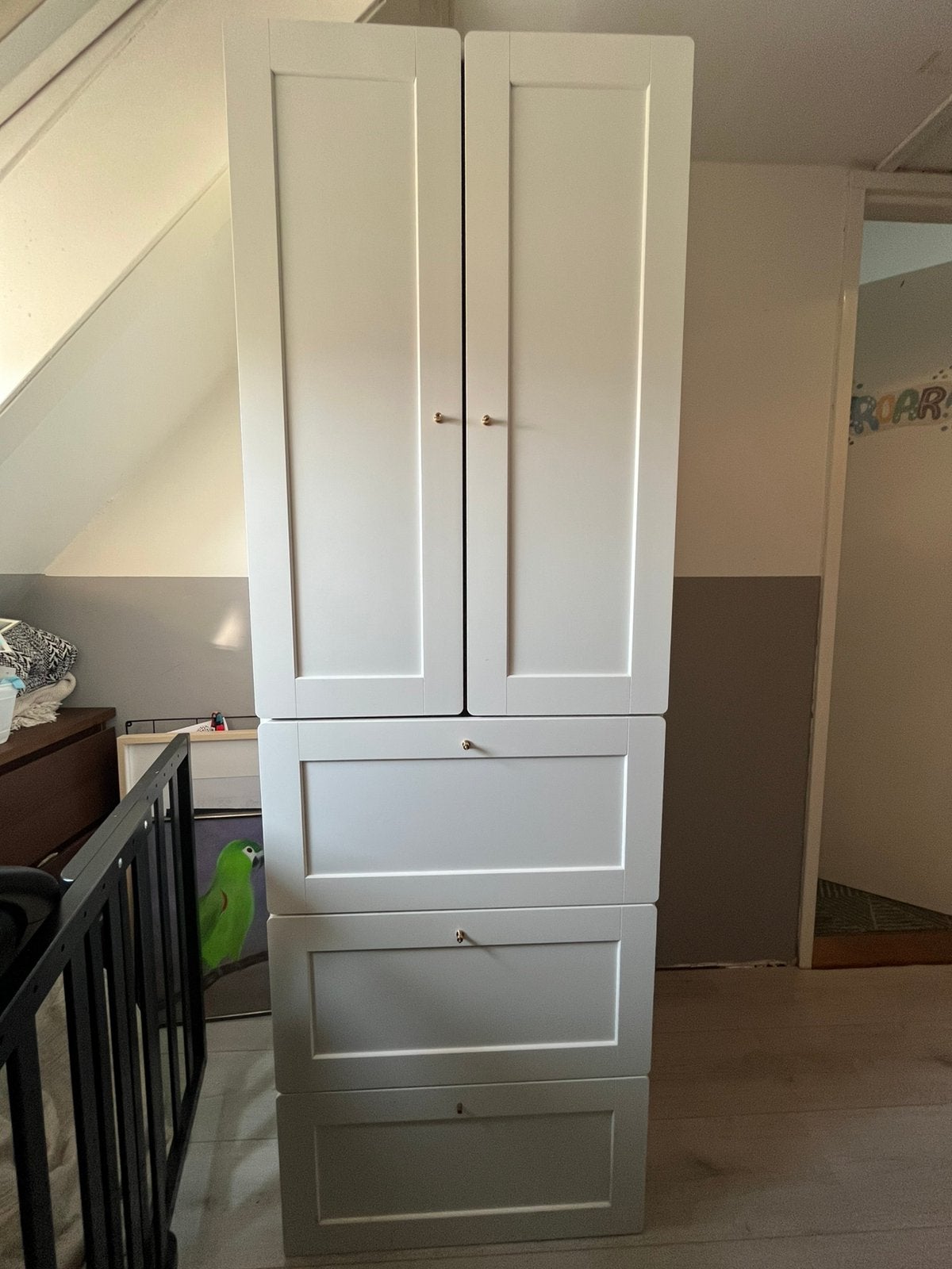IKEA Platsa kledingkast, Huis en Inrichting, Kasten | Kledingkasten, Ophalen, 50 tot 100 cm, Zo goed als nieuw, 150 tot 200 cm