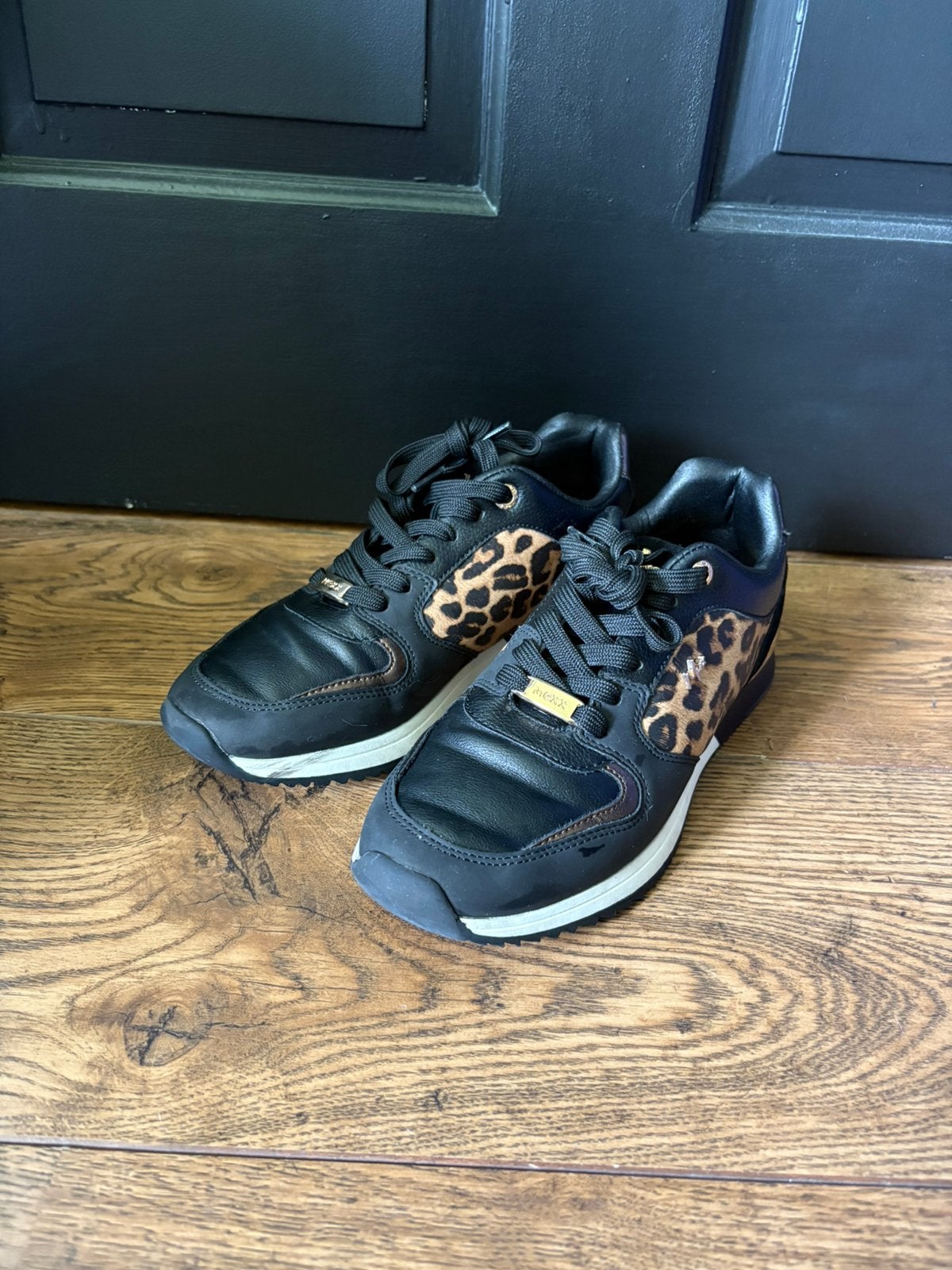 Mexx sneakers met luipaardprint - Maat 38, Kleding | Dames, Overige kleuren, Ophalen of Verzenden, Sneakers of Gympen, Zo goed als nieuw