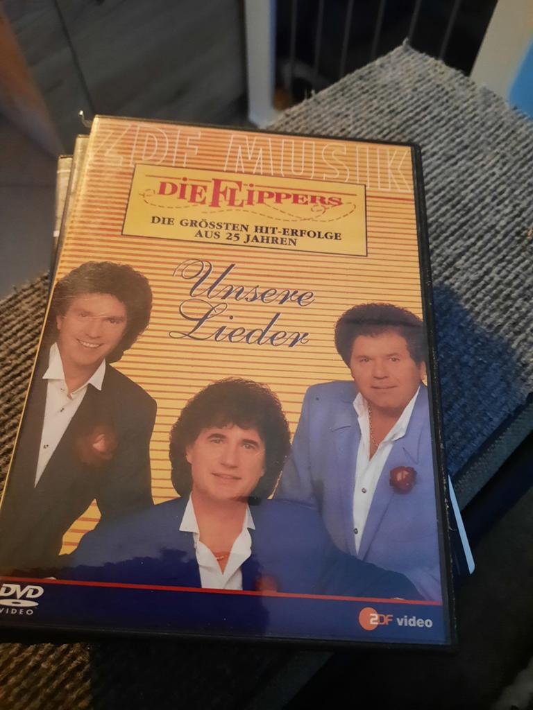 Die Flippers - Unsere Lieder DVD (Origineel), Alle leeftijden, Ophalen of Verzenden, Gebruikt, Muziek en Concerten