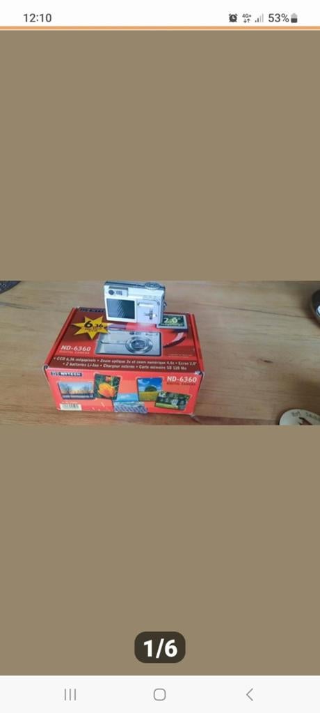 NYTECH DIGITAL CAMARA ND-360, Ophalen of Verzenden, Overige Merken, Minder dan 4 keer