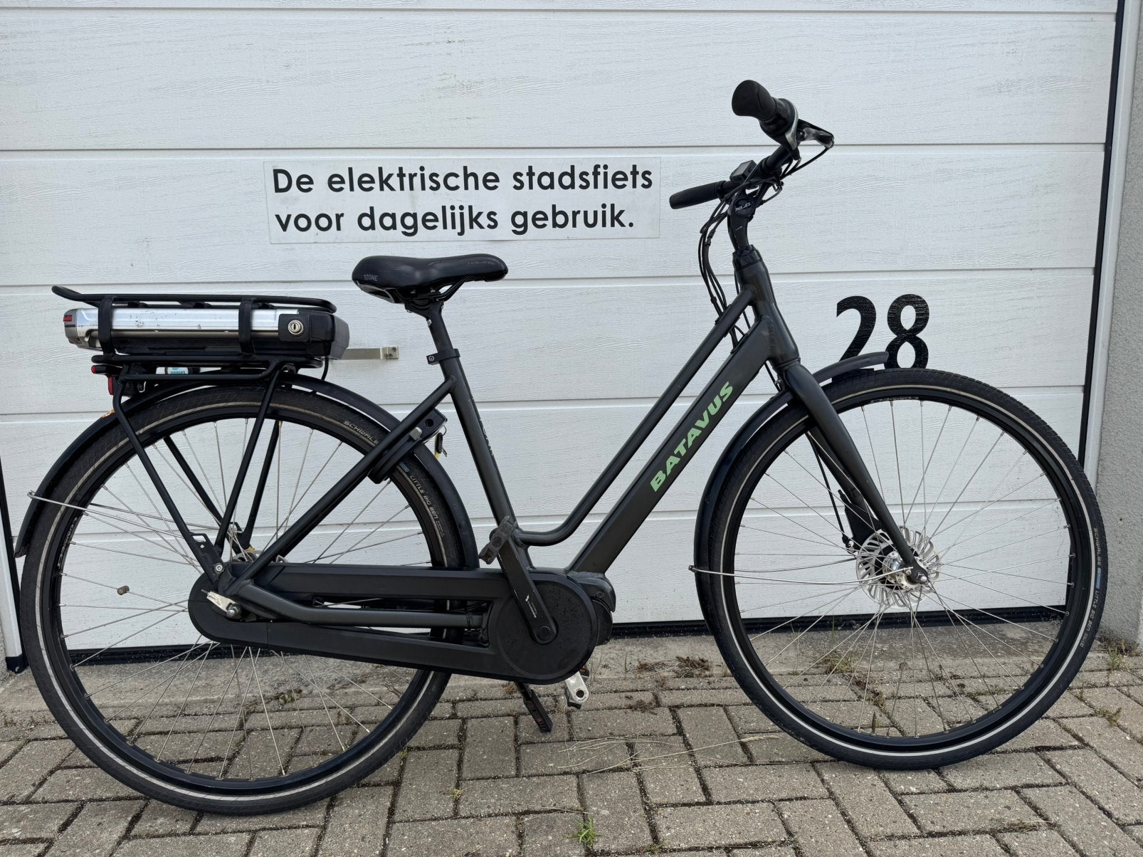 Batavus Fonk E-Go Plus (jaar 2022) met nieuwe accu 49 cm, 47 tot 50 cm, Ophalen, Zo goed als nieuw, Batavus