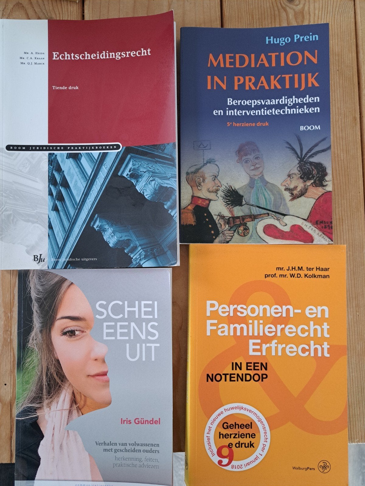 Boeken voor mediationopleiding, Ophalen of Verzenden