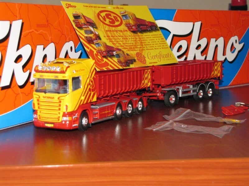 Een hele mooie Tekno VSB groep combi Scania, Ophalen of Verzenden, Nieuw, Bus of Vrachtwagen, Tekno