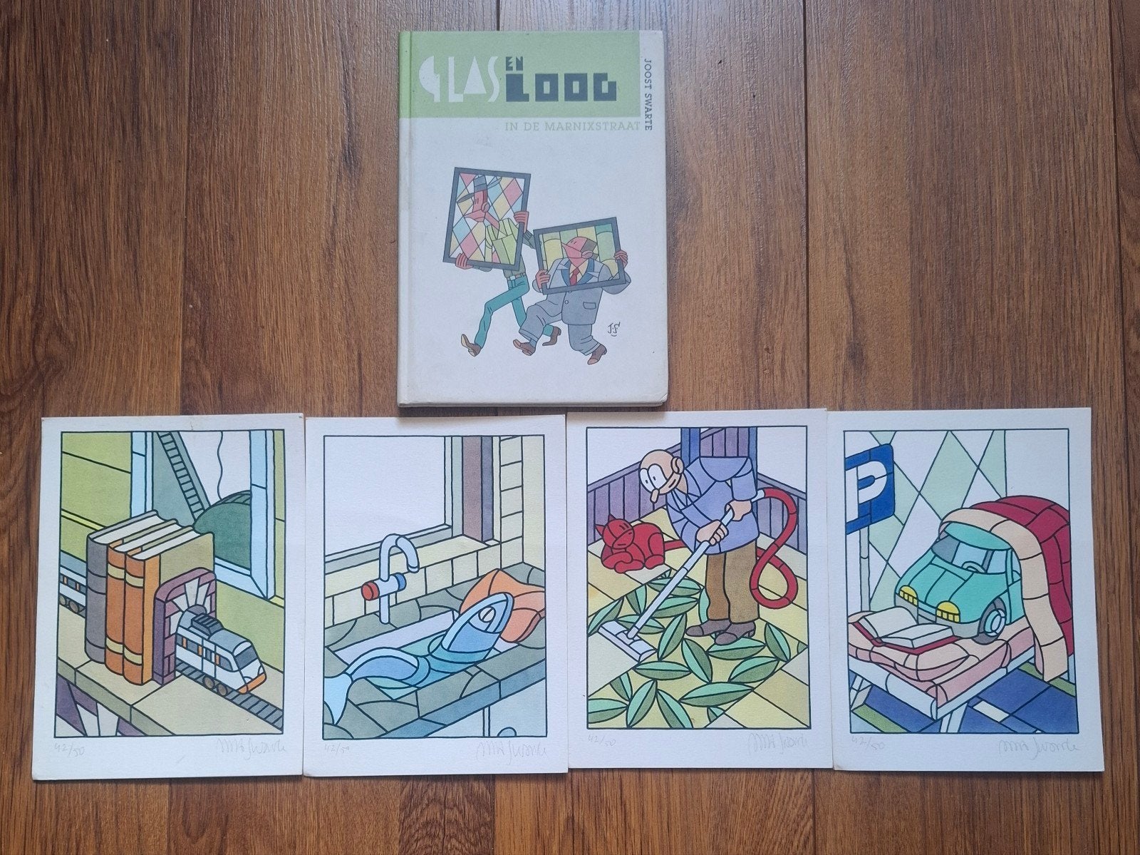 Glas en Lood in de Marnixstraat - Joost Swarte (1999), Boeken, Ophalen, Zo goed als nieuw, Joost Swarte, Nederland