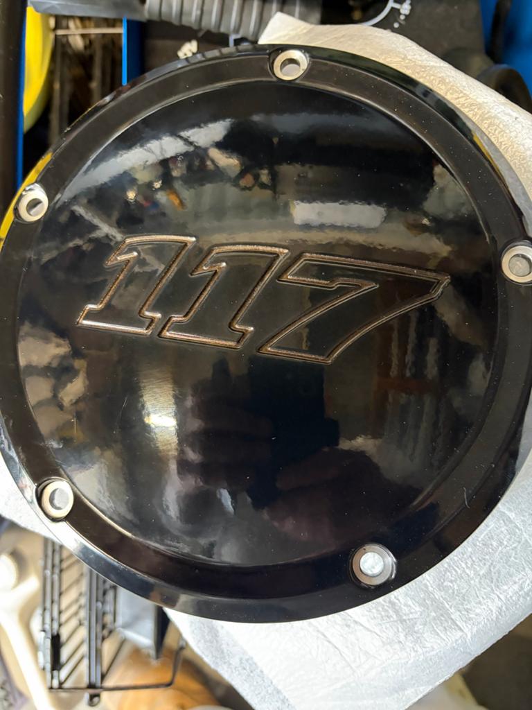 Harley-Davidson Tour 117 Derby Cover Zwart koppelings deksel, Ophalen of Verzenden, Nieuw