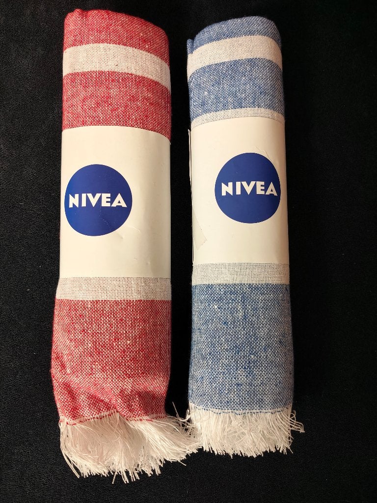 Hamam doeken, Blauw, Overige merken, Handdoek, Nieuw