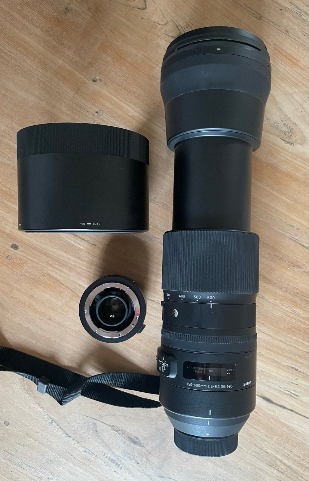 Sigma 150-600mm F5-6.3 met 1,4x converter voor Nikon, Audio, Tv en Foto, Sigma, Autofocus, Zo goed als nieuw, Nikon F-mount