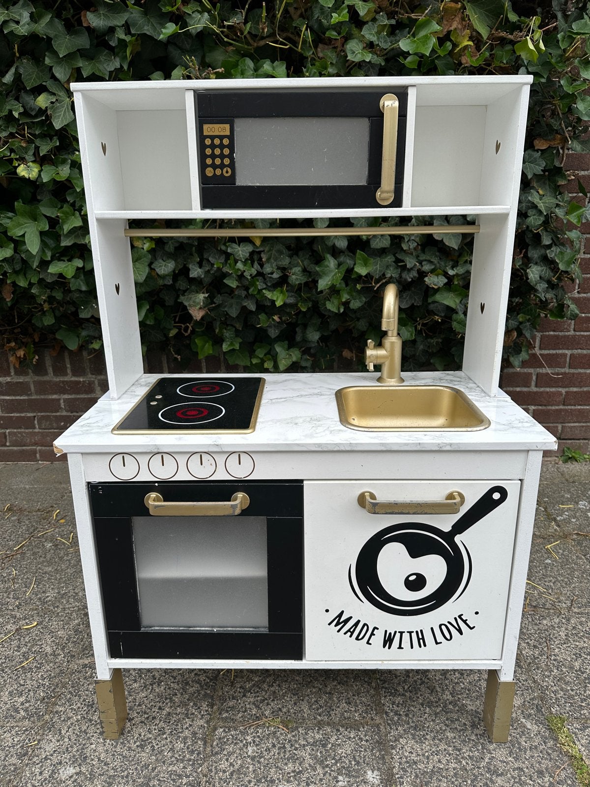 Custom ikea speelkeuken met VEEL accessoires, Ophalen, Gebruikt, Jongen of Meisje