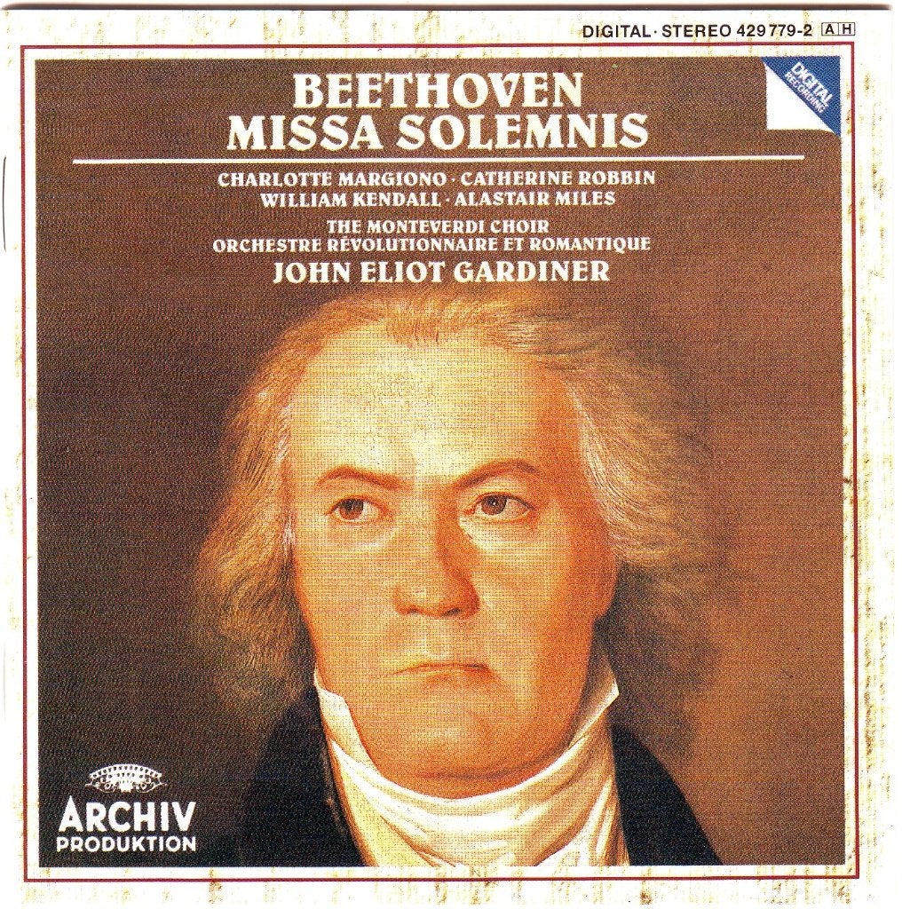 Gardiner dirgeert Beethovens Missa Solemnis authentiek, Ophalen of Verzenden, Classicisme, Zo goed als nieuw, Vocaal