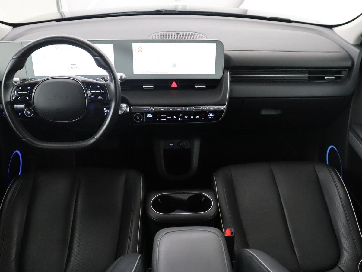 Hyundai Ioniq 5 Connect 77.4 KWH | SOH 94,3% | Leder | Stuur, Auto's, Achterwielaandrijving, Gebruikt, Leder en Stof, Zwart