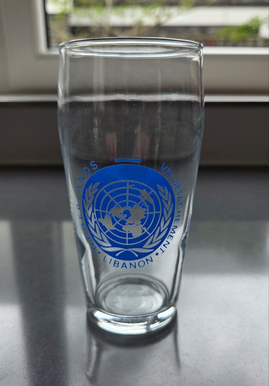 UNIFIL Libanon Glas - Nederlands Detachement, Ophalen of Verzenden, Landmacht, Nederland
