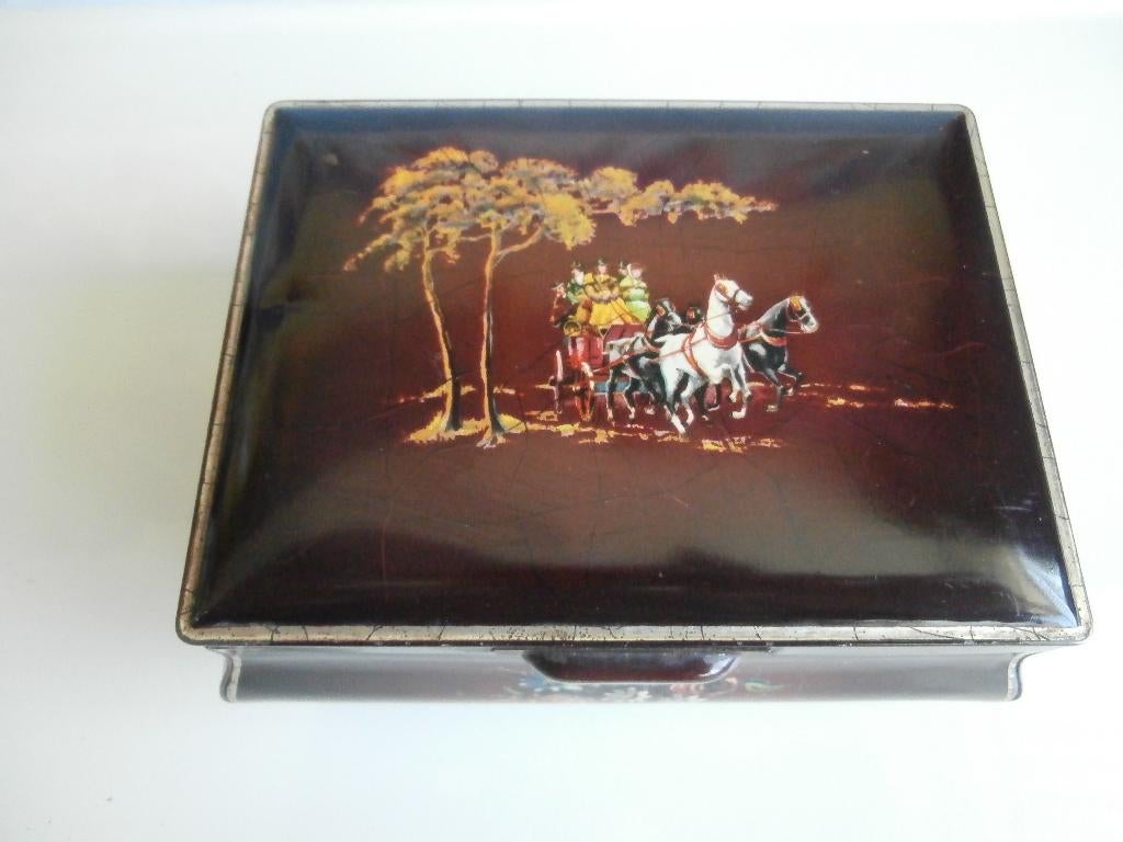 Vintage Pickwick thee blik jaren "50/60, Ophalen of Verzenden, Gebruikt