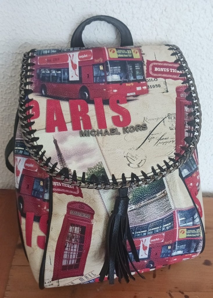 Michael Kors rugzak PARIS LONDON, Ophalen of Verzenden, Zo goed als nieuw, Overige kleuren, Overige typen