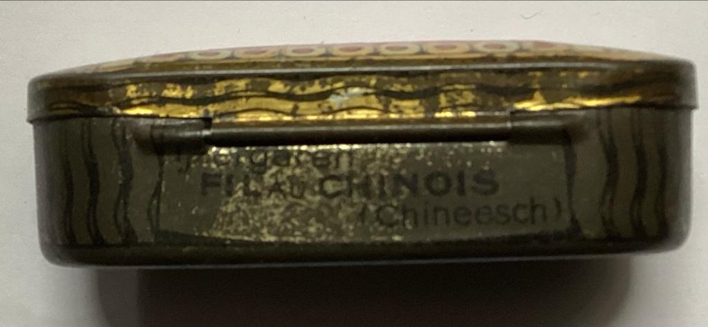 Vintage HEMA Naaisetje in Blik - Fil au Chinois, Hobby en Vrije tijd, Verzenden, Gebruikt, Garen of Naald(en)