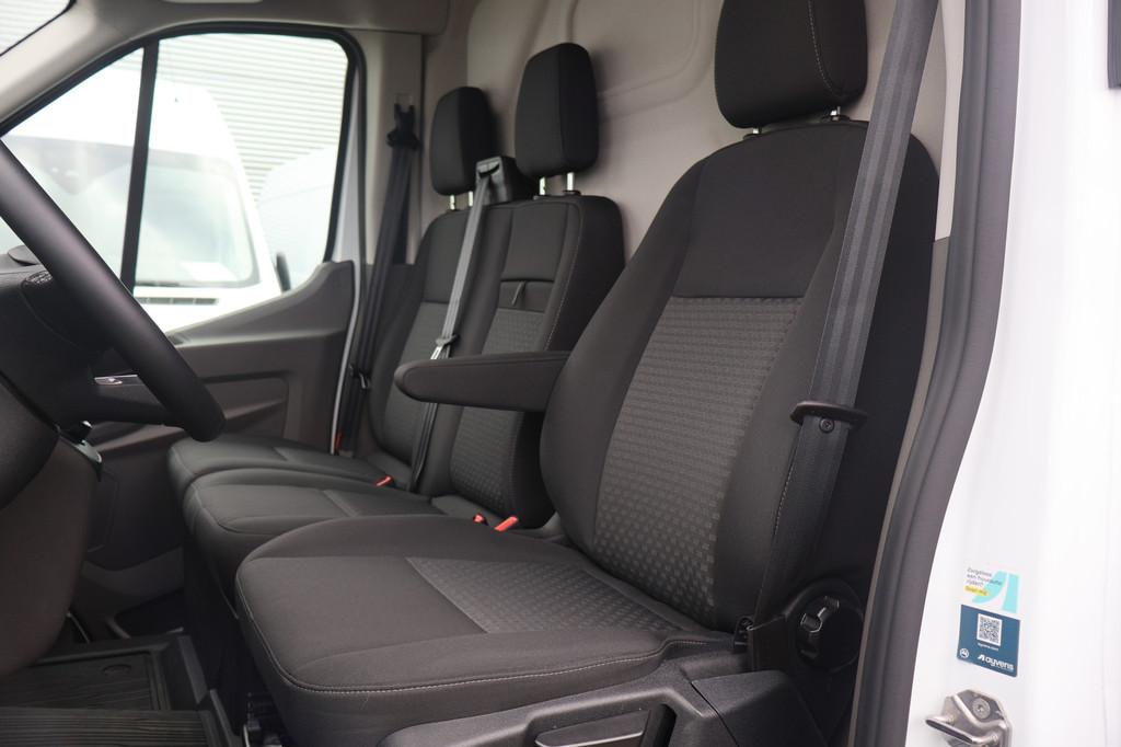 Ford E-Transit 350 L3 H2 Trend 68 kWh (bj 2024), Auto's, Automaat, 2549 kg, Gebruikt, Wit
